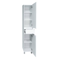 Алиса - 35 Пенал с 1 ящ. напольный белый правый