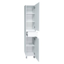 Алиса - 35 Пенал с 1 ящ. напольный белый правый