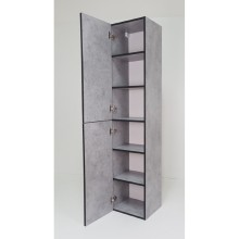 ROCK - 35 Пенал Brevita левый подвесной светло-серый (Чикаго) ЛДСП О