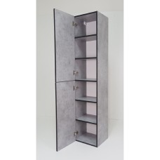 ROCK - 35 Пенал Brevita левый подвесной светло-серый (Чикаго) ЛДСП О