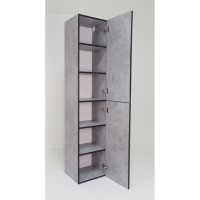 ROCK - 35 Пенал Brevita правый подвесной светло-серый (Чикаго) ЛДСП О