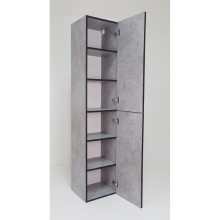 ROCK - 35 Пенал Brevita правый подвесной светло-серый (Чикаго) ЛДСП О