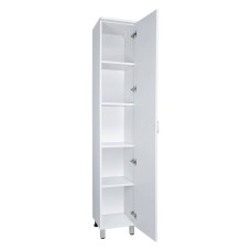 Дива - 35 Пенал напольный белый правый