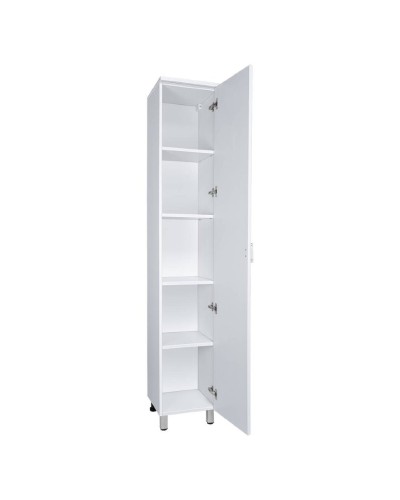 Дива - 35 Пенал напольный белый правый