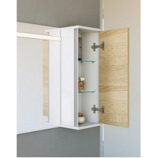 Подвесной шкаф Aqwella 5 Stars Майами 25 Mai.04.25 Дуб сонома Белый