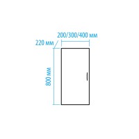 Лилия - 30 шкаф подвесной универс. БФ