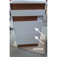 Амур - 60 шкаф над стиральной машиной с полками ПВХ