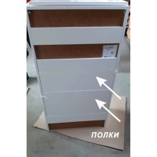 Амур - 60 шкаф над стиральной машиной с полками ПВХ