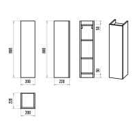 Поло - 20 Шкаф подвесной универс. комбинир.