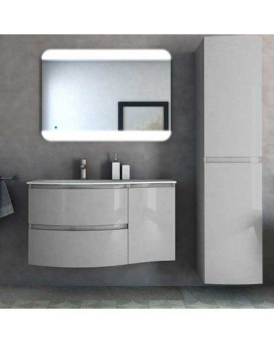 Подвесной шкаф Cezares Vague 34 R 54855 подвесной Grigio lucido