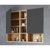 Подвесной шкаф Excellent Tuto 40 L MLEX.0105.400.BLGR Черный Дуб