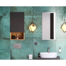 Подвесной шкаф Excellent Tuto 40 R MLEX.0107.400.BLGR Черный Дуб