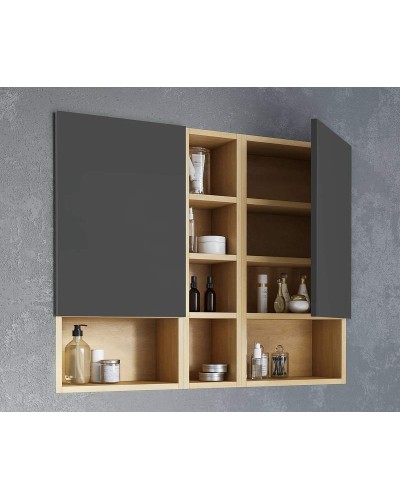 Подвесной шкаф Excellent Tuto 40 R MLEX.0107.400.BLGR Черный Дуб