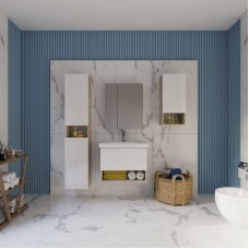 Подвесной шкаф Dreja Perfecto 35 99.0815 Дуб эврика Белый