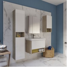 Подвесной шкаф Dreja Perfecto 35 99.0815 Дуб эврика Белый