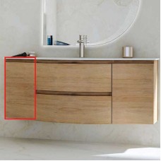 Подвесной шкаф Cezares Vague 34 L 54836 Rovere tabacco