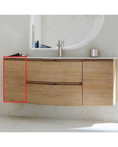 Подвесной шкаф Cezares Vague 34 L 54836 Rovere tabacco