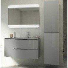 Подвесной шкаф Cezares Vague 34 L 54856 Grigio lucido