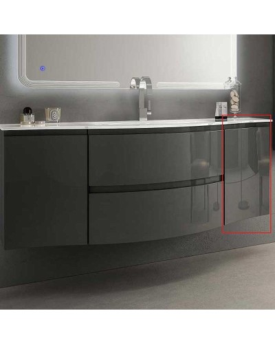 Подвесной шкаф Cezares Vague 34 R 44223 Antacite