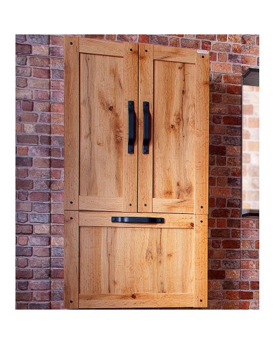 Подвесной шкаф Бриклаер Лофт 60 4627125414466 с бельевой корзиной Метрополитен грей