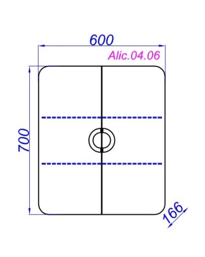 Шкаф подвесной белый матовый/дуб седой Aqwella Alicante Alic.04.06/Gray