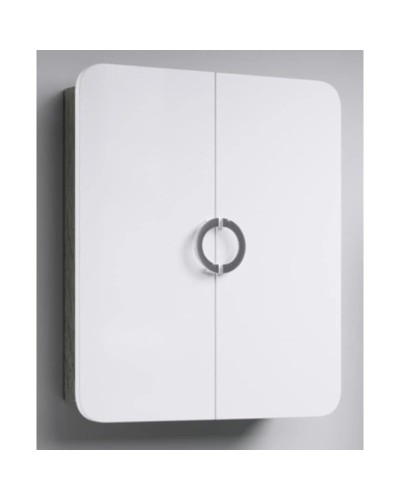 Шкаф подвесной белый матовый/дуб седой Aqwella Alicante Alic.04.06/Gray