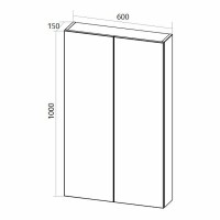 Подвесной шкаф 1MarKa Gaula 60П У92521 White