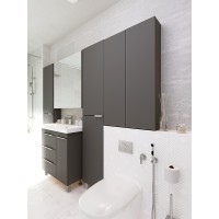 Подвесной шкаф 1MarKa Gaula 60П У92551 Графит матовый