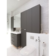 Подвесной шкаф 1MarKa Gaula 60П У92551 Графит матовый