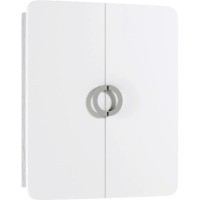 Шкаф подвесной белый матовый/дуб седой Aqwella Alicante Alic.04.06/Gray