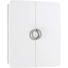 Шкаф подвесной белый матовый/дуб седой Aqwella Alicante Alic.04.06/Gray