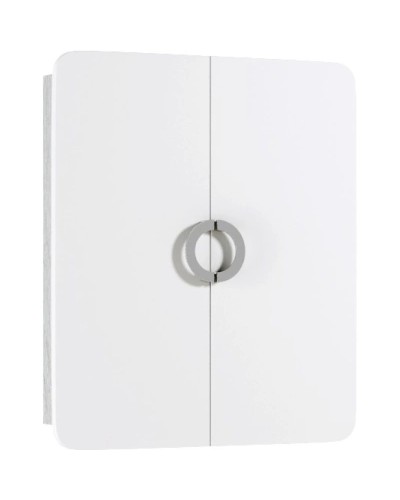 Шкаф подвесной белый матовый/дуб седой Aqwella Alicante Alic.04.06/Gray