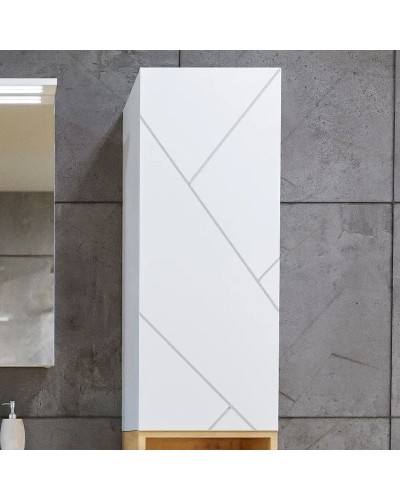 Подвесной шкаф Бриклаер Кристалл 35 4627125416026 Белый