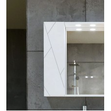 Подвесной шкаф Бриклаер Кристалл 20 4627125416040 Белый