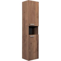 Шкаф пенал Comforty Никосия 35 00-00009554 подвесной Дуб темный