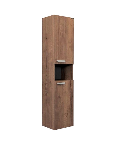 Шкаф пенал Comforty Никосия 35 00-00009554 подвесной Дуб темный