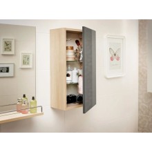 Шкаф серый/ясень Cersanit Smart SW-SMA/Gr