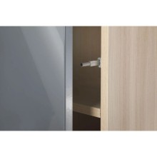 Шкаф серый/ясень Cersanit Smart SW-SMA/Gr