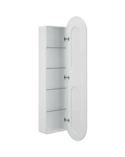 Шкаф пенал Creto Berry 45 18-4501600WH с подсветкой Белый