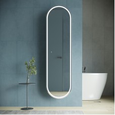 Шкаф пенал Creto Berry 45 18-4501600WH с подсветкой Белый