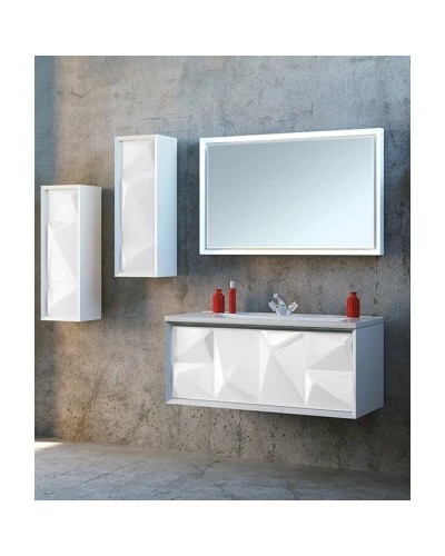 Шкаф белый глянец R Marka One Romb У71344