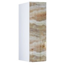 Шкаф оникс/белый глянец L Marka One Liriya У73187