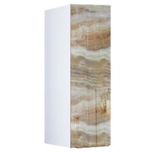 Шкаф оникс/белый глянец L Marka One Liriya У73187