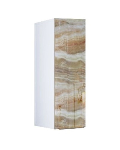 Шкаф оникс/белый глянец L Marka One Liriya У73187