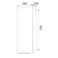 Шкаф оникс/белый глянец R Marka One Liriya У73134