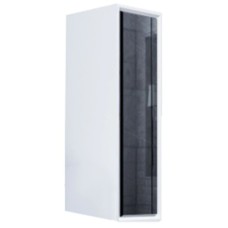 Шкаф черный дикий камень/белый глянец R Marka One Seattle У73160