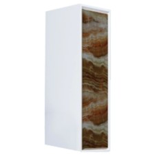 Шкаф оникс/белый глянец L Marka One Seattle У73217