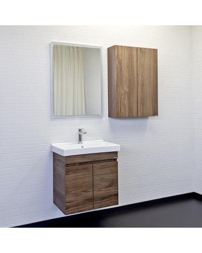 Подвесной шкаф Comforty Осло 60 00-00011150 Дуб темно-коричневый