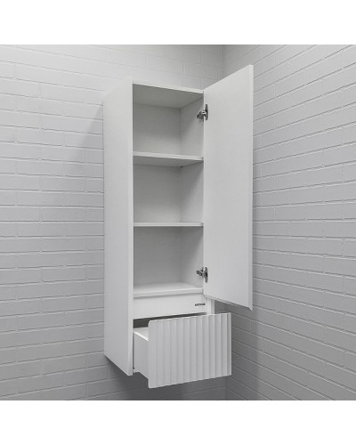 Шкаф пенал Comforty Марсель 40 00-00012273 Белый