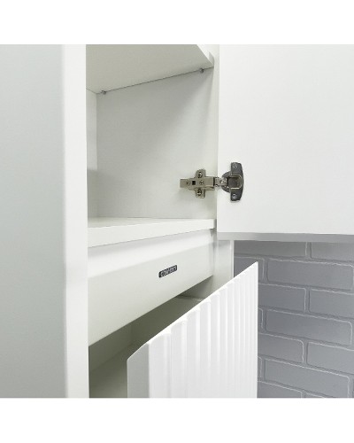 Шкаф пенал Comforty Марсель 40 00-00012273 Белый